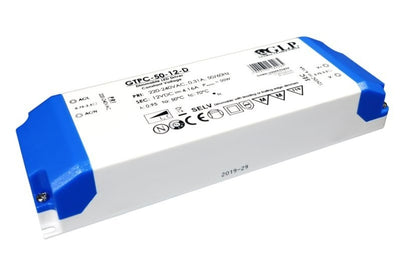 GLP LED voedingsadapter 12V 50W 4.16A dimbare driver voor 12V LED verlichting, IP20, CE RoHS gecertificeerd