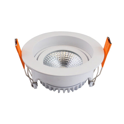 Spot encastré LED Tsong 10.5W 3000K 220-240V IP20 80CRI découpe 75mm Blanc CE RoHS