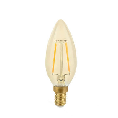 Bougie LED Spectrum E14 5W C35 2400K blanc chaud 500 lumens 230V non dimmable faisceau 300° éclairage intérieur