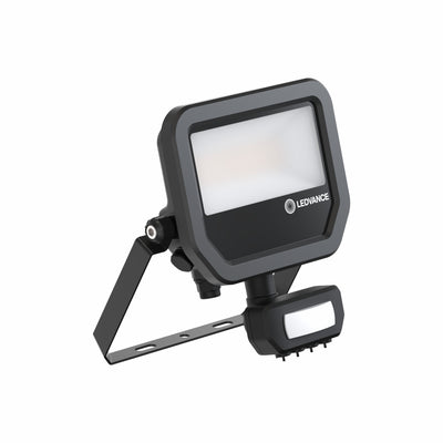 LED Schijnwerper 17W 2200 lumen 3000K IP65 Zwart met beweging- en lichtsensor