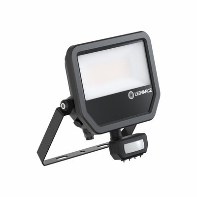 Projecteur LED avec détecteur GEN 3 Noir 41W 3000K 5500 lumens IP65 avec détecteur de mouvement et de luminosité, remplace 100W