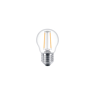 Philips CorePro LED P45 lamp E27 2W 2700K warm wit 250 lumen helder niet dimbaar