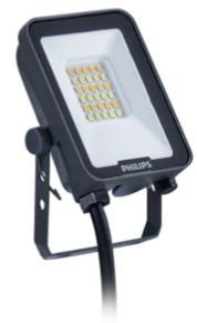 Projecteur LED Philips Ledinaire All-in 10W 3000K 4000K 6500K 1200 lumens IP65 IK07 Gris éclairage extérieur