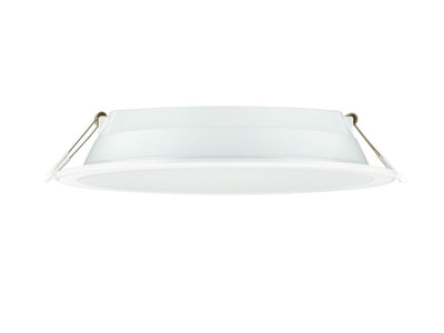 Philips Downlight LED 12W 1200 lumens 3000K 220-240V 110° Rond Blanc IP20/IP44 ⌀175mm découpe 150mm
