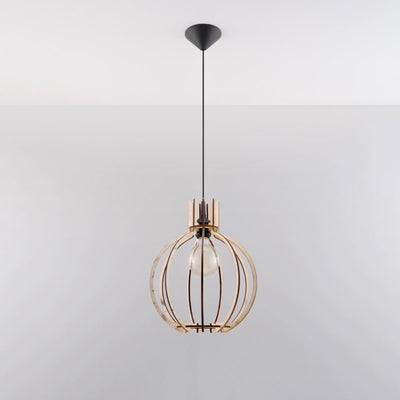 Suspension LED Sollux Lighting avec douille E27, 220-240V, aluminium or mat