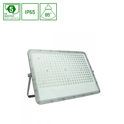 Projecteur LED Spectrum NOCTIS MAX 200W 6500K Blanc Froid 230V IP65 IK10 18000 lumens Aluminium Gris