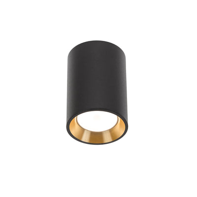 Spot plafond LED Spectrum CHLOE MINI, douille GU10, Noir/Or, aluminium IP20, montage en surface