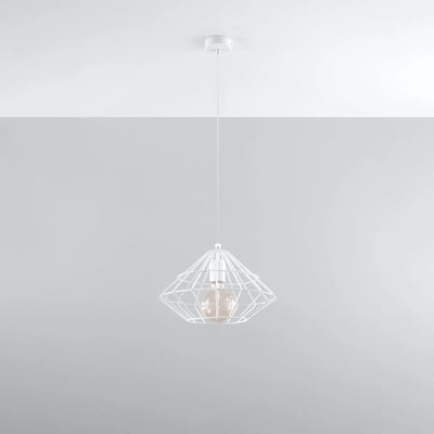 Suspension LED Sollux Lighting Mandelino avec douille E27, IP20, Laiton doré mat, 220-240V, CE RoHS
