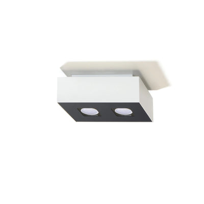 Sollux Lighting MONO 2 projecteur LED de plafond Blanc, aluminium, IP20, 220-240V, CRI 80, 50W max, CE RoHS