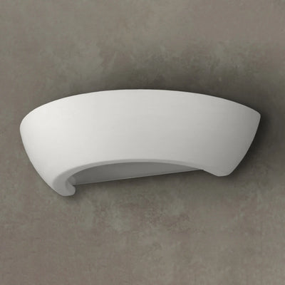 Sollux Lighting OSKAR keramische wandlamp, LED compatibel, IP20, 220-240V, Mat Goud Messing afwerking