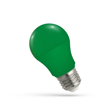 Ampoule Spectrum LED GLS A50 E27 230V 4.9W Verte 270° non dimmable éclairage intérieur