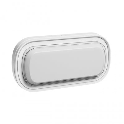 Spectrum PASTILO Applique ovale en saillie LED 15W, CCT 230V, 1800 lumens, faisceau 120°, IP54 IK10, Blanc