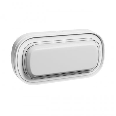 Spectrum PASTILO LED Ovale Opbouwlamp 10W CCT 230V 120° IP54 IK10 Witte Behuizing voor Binnen- en Buitengebruik