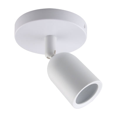 Spot encastré au plafond Spectrum SOLIS GU10 LED, montage en saillie, 230V, IP20, Blanc, 120x145mm