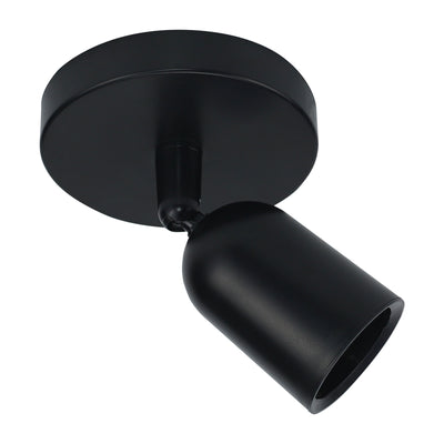 Spot encastré en saillie Spectrum SOLIS GU10 LED Noir 230V IP20 120x145mm ampoule remplaçable prête à l’emploi