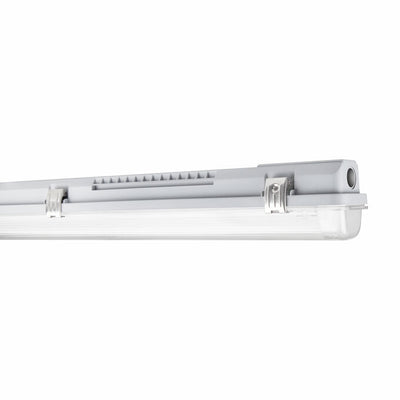 Luminaire tube LED Tsong 120cm étanche IP65 pour tube LED unique, boîtier en aluminium durable