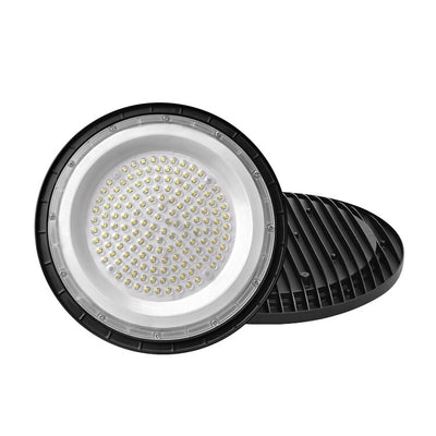 TSONG LED UFO High Bay 100W 6000K pilote DOB, design durable, idéal pour entrepôts et éclairage industriel