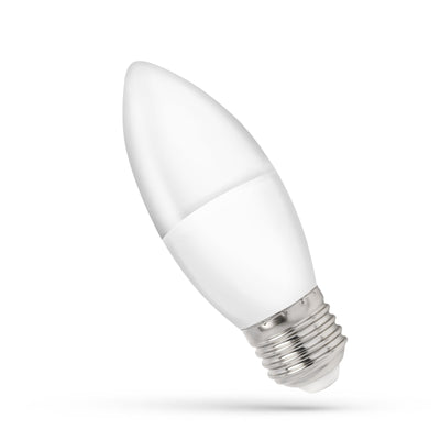 Ampoule LED Spectrum Candle C38 E27 8W 230V, 3000K blanc chaud, 710 lumens, angle de rayonnement de 160°, 17000 heures de durée de vie