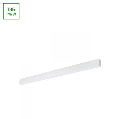 Spectrum ALLDAY GO plafonnier LED, montage en surface, 36W 4000K 230V, 4900 lumens, faisceau 115°, Blanc IP20