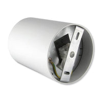 Spot encastré de plafond rond à LED blanc avec douille GU10 réglable