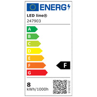 Spectrum LED G9 lamp, 7W vervangt 70W, 770 lumen, 3000K warm wit, 230V, 270° bundel, CRI 80
