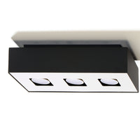 Plafondspot MONO 3 zwart