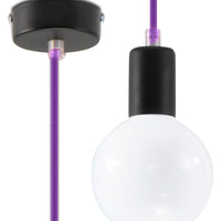 Hanglamp EDISON violet