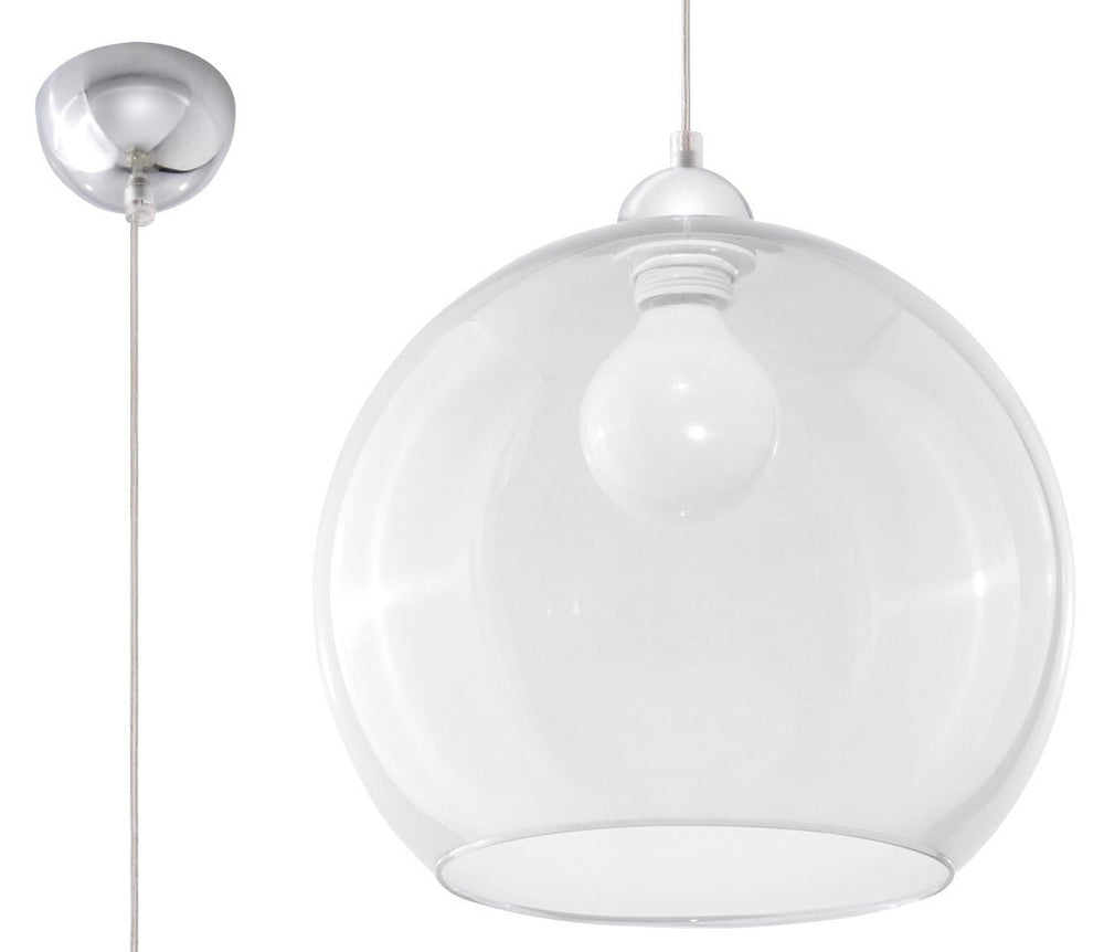 Hanglamp BALL transparent