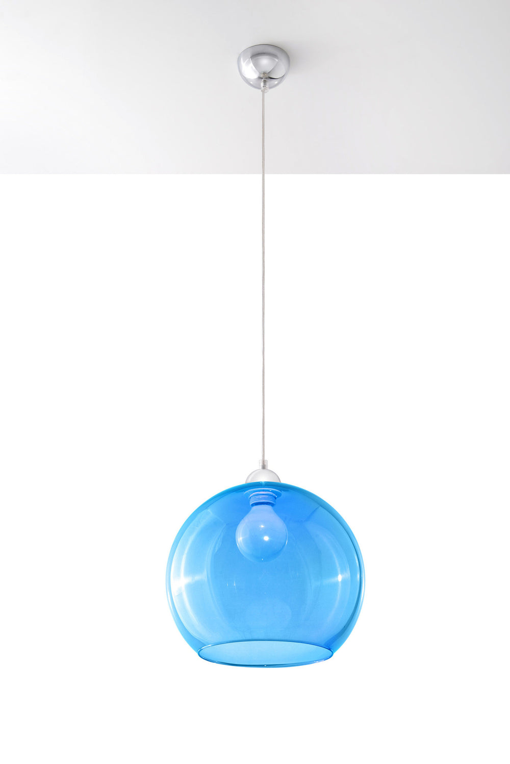 Suspension LED BALL Sollux Lighting, IP20, 220-240V, max 50W, Finition Laiton Doré Mat