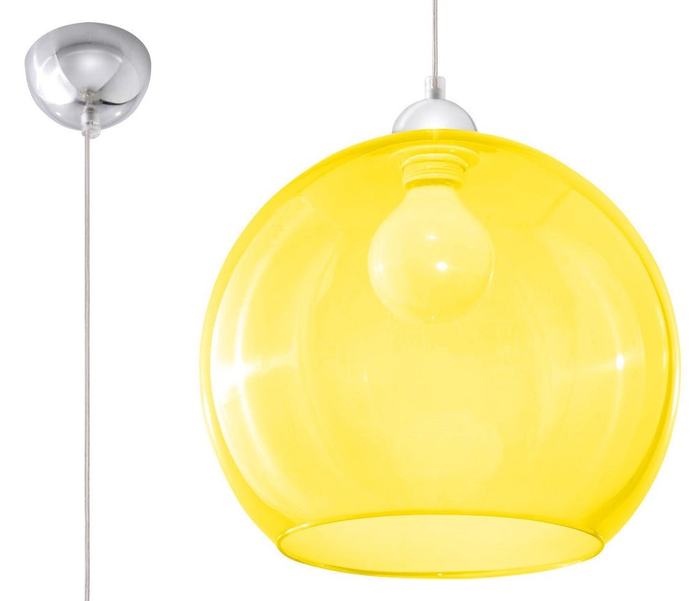 Hanglamp BALL geel