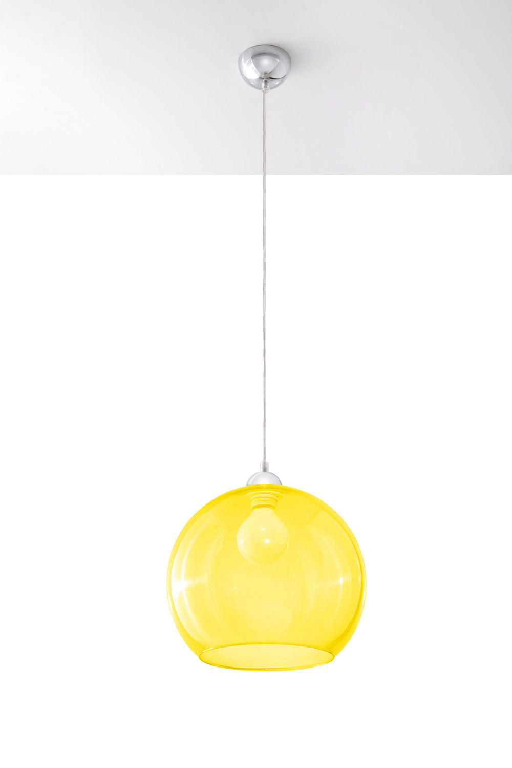 Hanglamp BALL geel