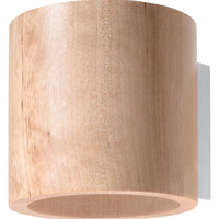 Wandlamp ORBIS natuurlijk hout