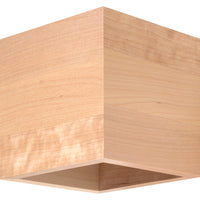 Wandlamp QUAD natuurlijk hout