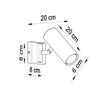 Wandlamp DIREZIONE zwart