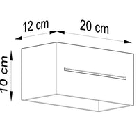 Wandlamp LOBO MAXI grijs