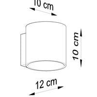 Wandlamp ORBIS 1 anthracite