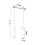 Hanglamp LINO 2 hout 