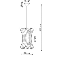 Hanglamp ORIANA hout 