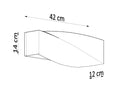 Wandlamp SIGMA beton 