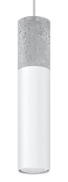 LED Hanglamp wit beton BORGIO - 1 x GU10 aansluiting