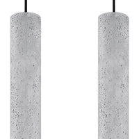 LED Hanglamp beton LUVO - 2 x GU10 aansluiting