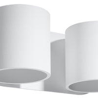 Wandlamp ORBIS 2 wit 
