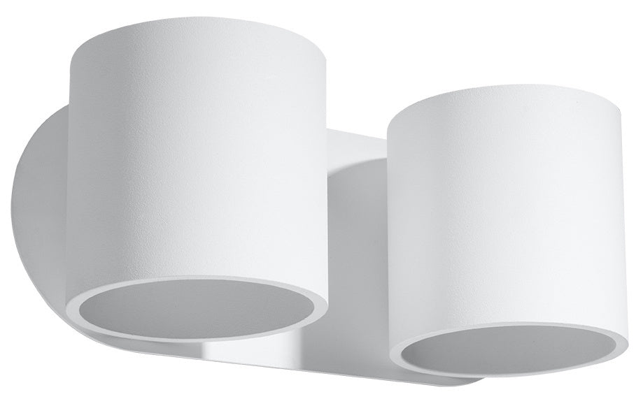 Wandlamp ORBIS 2 wit 