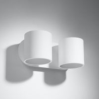 Wandlamp ORBIS 2 wit 