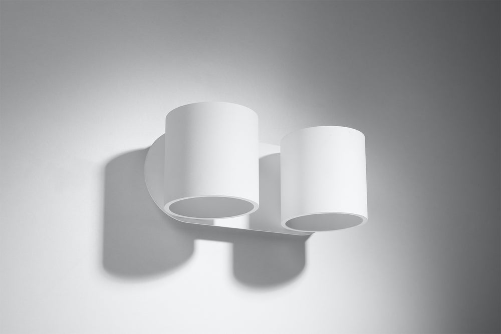Wandlamp ORBIS 2 wit 