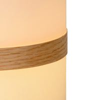 Lucide JOE oplaadbare LED tafellamp IP44 Wit, 3W dim to warm 2800K-3200K, USB opladen, binnen buiten gebruik