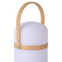 Lucide JOE oplaadbare LED tafellamp IP44 Wit, 3W dim to warm 2800K-3200K, USB opladen, binnen buiten gebruik