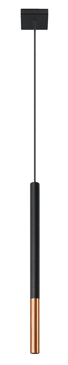 LED Hanglamp zwart koper MOZAICA - 1 x G9 aansluiting