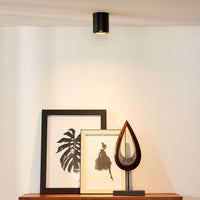 Lucide BODI spot plafond LED Noir 1xGU10 orientable IP20 aluminium 80x80x95mm