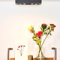 Spot LED de plafond Lucide XIRAX, 3x5W GU10, dim to warm 2200K-3000K, IP20, aluminium Noir Sablé